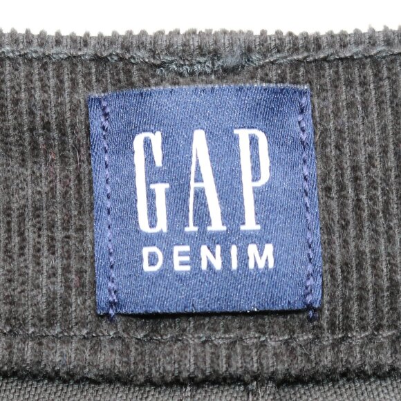 GAP Jeans Dark Olive Green True Skinny Stretch Cotton Blend Corduroy Pants Sz 4 - Picture 4 of 6